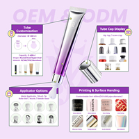 Tube souple en PP de 3 ml, tube en plastique à presser pour l'emballage de vernis à ongles et d'huile à lèvres