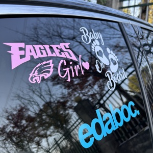 Custom Letters Printing Waterproof Removable <strong>Perforated</strong> <strong>Vinyl</strong> One Way Vision Car Rear <strong>Window</strong> Stickers - Product Image 3