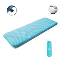 Matelas pneumatique gonflable automatique léger en mousse à valeur de R de 7,0 pour le camping et la randonnée