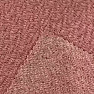 ホットセール 195cm 280gsm ストレッチ 通気性 エコフレンドリー ジャカード生地 スポーツウェア ドレス用 85%ポリエステル 13%レーヨン 2%スパンデックス - Product Image 3