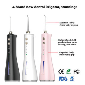 Irrigador Bucal W1 con Tanque Integrado de 300 ml, Carga Tipo-C, Resistente al Agua IPX7, Funciona con Batería, 50 Días de Autonomía - Product Image 4