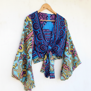 มาใหม่ล่าสุดแขนกระดิ่งผูกด้านบนฟลีทวูดแมคสตีฟ Nicks ฤดูร้อนพืชฮิปปี้ยอดนิยมสําหรับผู้หญิง - Product Image 1