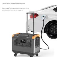 Station d'alimentation portable pour le camping T30 LiFePO4 3000W à onde sinusoïdale pure, stockage d'énergie solaire extérieur avec entrée pour panneau photovoltaïque