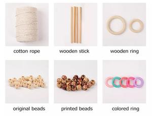 Suministros <span class=keywords><strong>de</strong></span> macramé para colgar en la pared, <span class=keywords><strong>kit</strong></span> <span class=keywords><strong>de</strong></span> cordón <span class=keywords><strong>de</strong></span> algodón natural <span class=keywords><strong>de</strong></span> macramé - Product Image 4