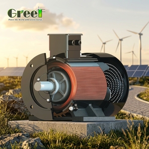 Générateur à flux radial 20 KW 200 RPM à couplage direct avec pales éoliennes, pas de boîte de vitesses nécessaire - Product Image 5