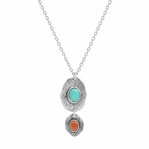 Collana con Ciondolo in Stile Bohémien, Design Vintage, Collana a Catena per Donne - Product Image 2