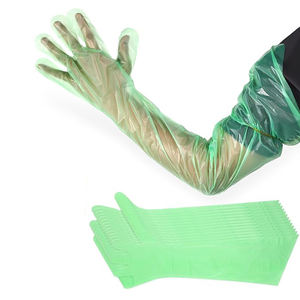 Gants vétérinaires en polyéthylène sans poudre sans <span class=keywords><strong>latex</strong></span> champ de chasse gants jetables à longueur d'épaule - Product Image 1