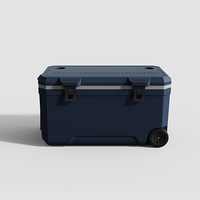 Glacière isotherme de grande capacité 120L, en PU, pour usage commercial en extérieur, pour la conservation des aliments, la pêche, le camping