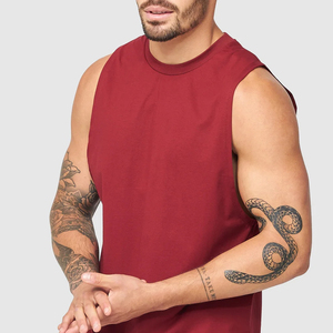 Camiseta Deportiva sin Mangas de Secado Rápido y Transpirable de Color Sólido, Suministro Directo del Fabricante, Camiseta para Hombre en Venta en Línea - Product Image 6
