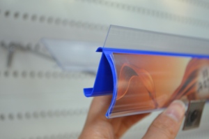 Nhựa <span class=keywords><strong>PVC</strong></span> giỏ siêu thị & giữ nhãn kênh - Product Image 6