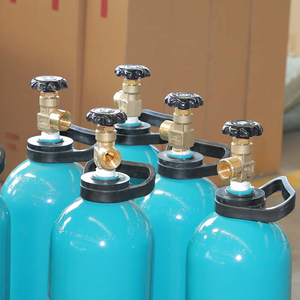 Bouteille de gaz hydraulique en acier de 10 litres CO2 avec vanne de réduction et vanne de sécurité, bouteille en acier pour gaz liquéfié - Product Image 6