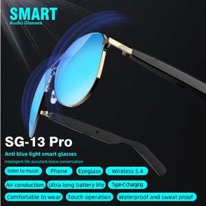 2025 Novo SG13 Pro Smart Sports Fones De Ouvido com Microfone Estéreo Sem Fio À Prova D' Água Touch Control Óculos De Sol para Homens e Mulheres - Product Image 4