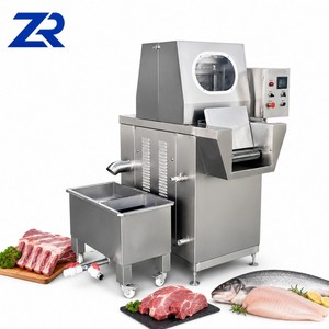 Injecteur de marinade commercial pour viande de bœuf et d'agneau, machine à injecter du <span class=keywords><strong>sel</strong></span> pour poisson, machine à injecter du liquide salin mariné, machine de traitement de la viande - Product Image 1