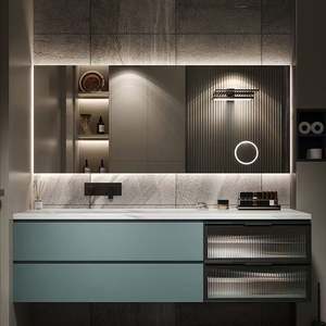 Meubles de salle de bain sur mesure, fabrication directe, meubles de salle de bain modernes, armoire à portes shaker, meuble de salle de bain de style français - Product Image 5