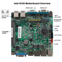 PC Mini Industri X31G 2x COM RS232 RS485 Intel N100 Celeron J6412 N2840 J4125 J1900 i3-5005U i5-5200U i7-4600U Windows Linux