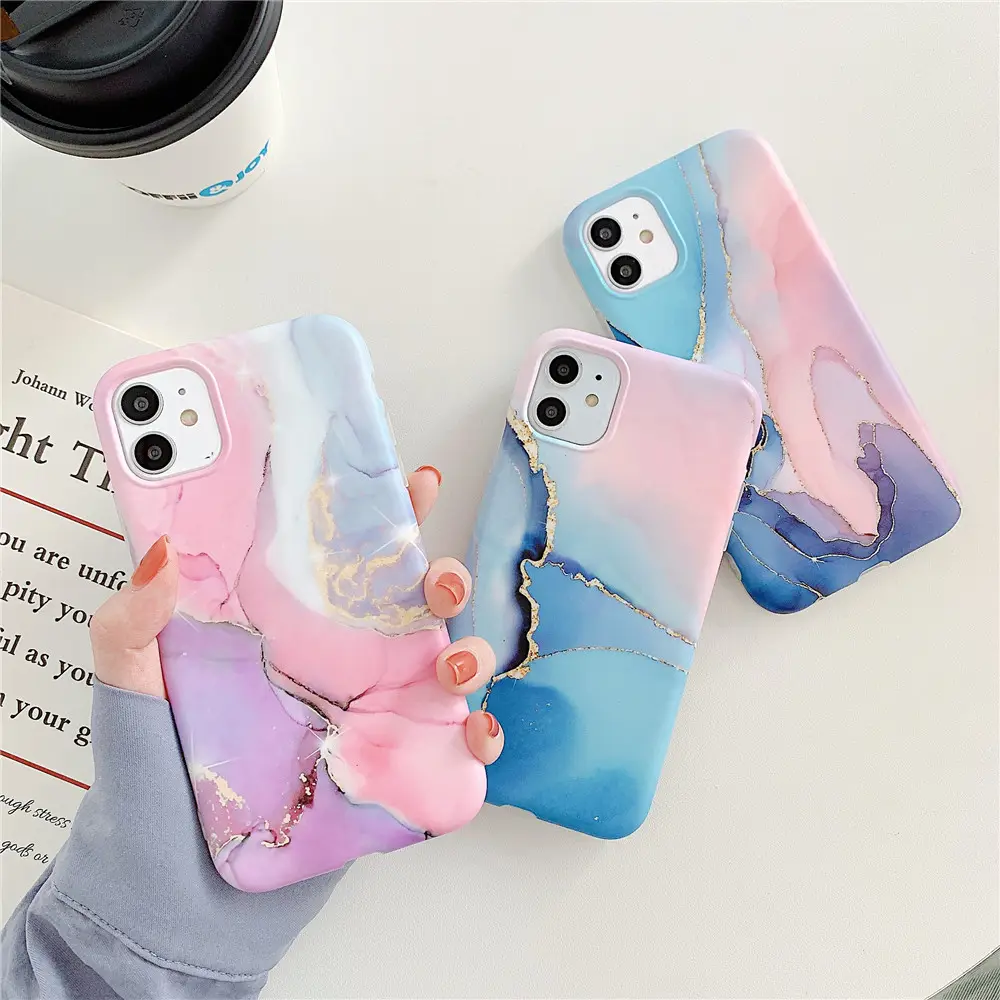 IMD Marble Silicone Case for iPhone 14 Pro max,Soft TPU Phone Cover for iPhone 13 14 11 12 X Xs Max fundas for iphone case