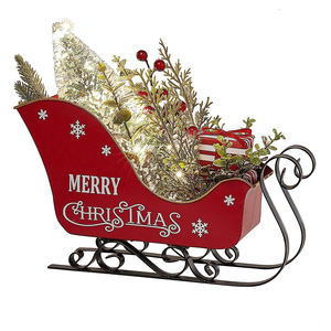 Traîneau en bois de Noël - Product Image 2