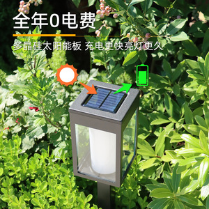 Lámpara Solar LED para Jardín, Exterior, Impermeable, Moderna, para Patio, Villa, Paisaje - Product Image 4