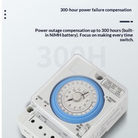 TB388 Timer Sakelar Putar Mekanis 7 Hari yang Dapat Diprogram 16A 250V 24 Jam Perlindungan Tertutup 300 Jam Kegagalan Daya
