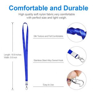 Bestom Custom Logo Woven <b>Polyester</b> <b>Lanyard</b> Strap Promotional Detachable Dual-Sided Printed Event Festival Educational <b>Lanyard</b> - Product Image 2