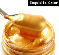 Bview — Mini Pots de peinture en acrylique métalliques pour enfants, bandes pour étudiants, Art, 3ml