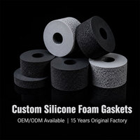 Anneau en mousse de silicone sur mesure, joint en éponge haute élasticité, amortisseur antichoc pour pièces d'équipements industriels