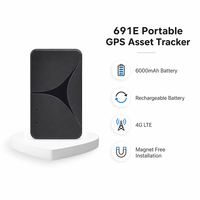 Traceur GPS de fret 4G LTE rechargeable avec support magnétique et alarme anti-effraction pour le suivi des conteneurs et des palettes