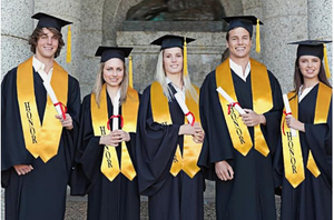 Túnica <span class=keywords><strong>de</strong></span> <span class=keywords><strong>Graduación</strong></span> Unisex Mate con Birrete, Túnica <span class=keywords><strong>de</strong></span> Coro <span class=keywords><strong>para</strong></span> Escuela Secundaria/Universidad, Túnica <span class=keywords><strong>de</strong></span> Juez, Disfraz - 100% Poliéster con Serigrafía - Product Image 4