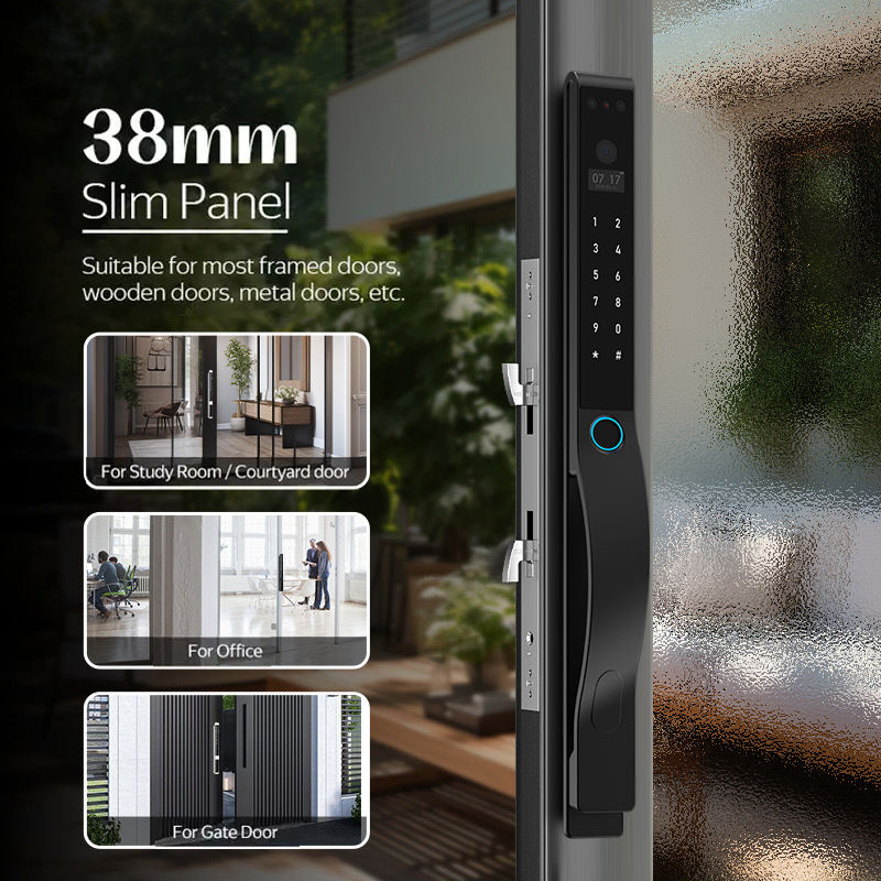 Smart Fingerprint Door Lock - Tuya Wifi 3D Face Recognition