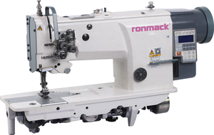RONMACK RM-4422E-GUT Industrial Flat-Bed <b>Lock</b> Stitch Motor Computer Auto Trimmer Compound Feed Double Needle Sewing Machine - Product Image 2