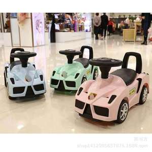 Childrens Four Wheel Balance Car Plastic Ride On Toy For 2 To 4 Years Old Kids With Steering Wheel And Seat - Product Image 3