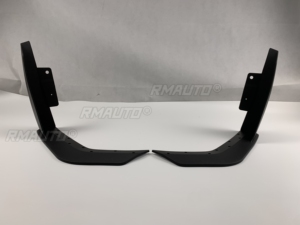 For Ford Mustang All Model 15-21 Modified W/ GT500 MP Bumper Front Bumper Corner Spoiler Winglet <b>Splitters</b> Matte Black - Product Image 2