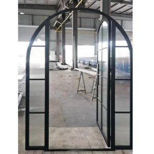 Porte coulissante double rail en verre dépoli sur mesure OEM, insonorisée, pour appartement, fabricant, faible MOQ - Product Image 2