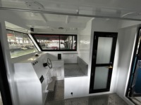Bateau de travail en aluminium de 36 pieds (11 m) avec une capacité de 6 tonnes, bateau de travail, bateau pour sauter d'île à île, barge de cargaison, embarcation de débarquement à vendre
