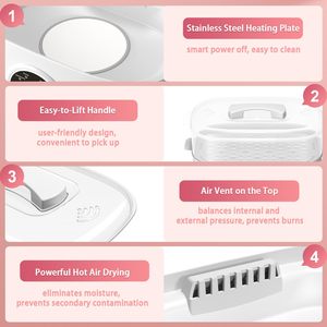 5-in-1 công suất lớn thực phẩm cấp điện bé sữa chai ấm hơn Máy tiệt trùng hơi nước và máy sấy - Product Image 5