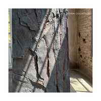 Modernes Design Steinwand verkleidung Fliesen Großhandel 3D-Modell Außen Rock Look Kunststein Wasserfälle Big Slab Stone Form