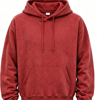 Sweat à capuche surdimensionné pour homme, imprimé Kornit personnalisé, effet délavé vintage, tissu éponge respirant et écologique, broderie machine