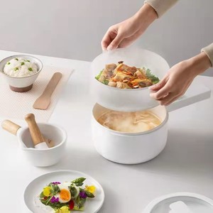 Wok Électrique Économe en Énergie en Acier Inoxydable avec Revêtement Antiadhésif, Capacité 2L, Utilisation Domestique et Hôtelière, Multifonction pour Cuisson à la Vapeur et Saute-Veauve - Product Image 5