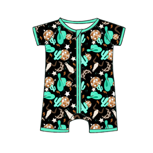 Kotak Misteri Pengiriman Cepat Pola Karakter Acak Romper Kotak Kejutan Bayi Baju Pendek Lengan Pendek Bambu - Product Image 4