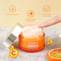 Crème pour le visage à la vitamine C hydratante anti-âge éclaircissante de marque privée pour les taches sombres de la peau