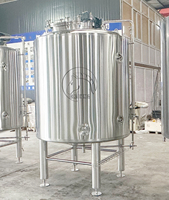 Cuve de Fermentation à Agitation Magnétique en Acier Inoxydable 1000 L pour Culture de Levure, Bactéries Acides Lactiques, Bioréacteur SS304/316L