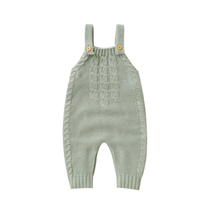 MIMIXIONG Combinaison à bretelles unisexe pour bébé de 0 à 24 <span class=keywords><strong>mois</strong></span>, couleur unie, boutique, acrylique, vêtements pour bébé garçon et fille, barboteuse - Product Image 6