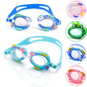 Óculos de natação infantis ajustáveis para bebês, óculos de proteção à prova d'água e à prova de neblina, óculos de proteção para crianças