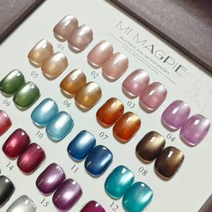 AILANUO Esmalte de Uñas en Gel Ojo de Gato Marrón, Libre de HEMA y TPO, 15ml, Serie Café, Esmalte de Uñas Magnético UV al por Mayor - Product Image 3