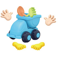 Ensemble de jouets de plage Outils de sable pour enfants avec moule à râteau pour garçons et filles