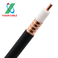 Câble coaxial RF professionnel de 50 ohms, 1/2 pouce, super flexible, câble d'alimentation 1/2 avec connecteur SMA BNC TNC N