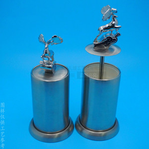 Stainless Steel Push Type <b>Toothpick</b> Holder 3D Reindeer Design For Home Hotel Restaurant Use Durable Metal <b>Toothpick</b> Box - Product Image 2