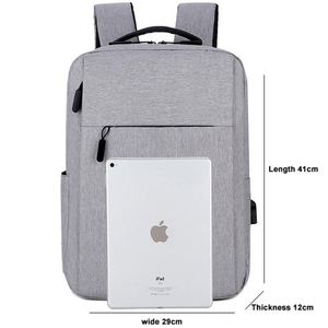 New Custom Big Capacity Computer Bag Laptop <b>Backpack</b> With USB Charging Business <b>Backpack</b> Custom Logo Laptop Bag for <b>Daily</b> Use - Product Image 4