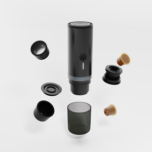 Portable Électrique Turc Cafetière Voyage Cafetière Espresso Machine En Aluminium Voiture Hôtel US/EU OEM 90 Café <span class=keywords><strong>Dosette</strong></span> Machine - Product Image 4