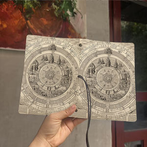 A6 Rétro Planificateur Quotidien Épais Rétro Jaune Papier Excellent VIP Client Présent Halloween Souvenir Admission Étudiant Calendrier - Product Image 6